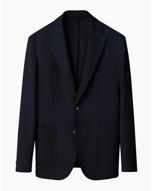 Eton of Sweden Blue Lana Tech Soft Jacket 28 for men
