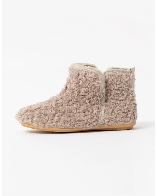 Ilse Jacobsen Natural Snippy Cosy Ankle Boot