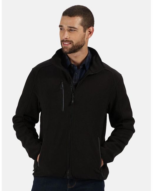 Regatta Black Professional Waterproof Fleece Jacket for men