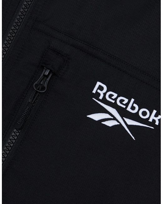 Reebok Black Rb1540 Windbreaker for men