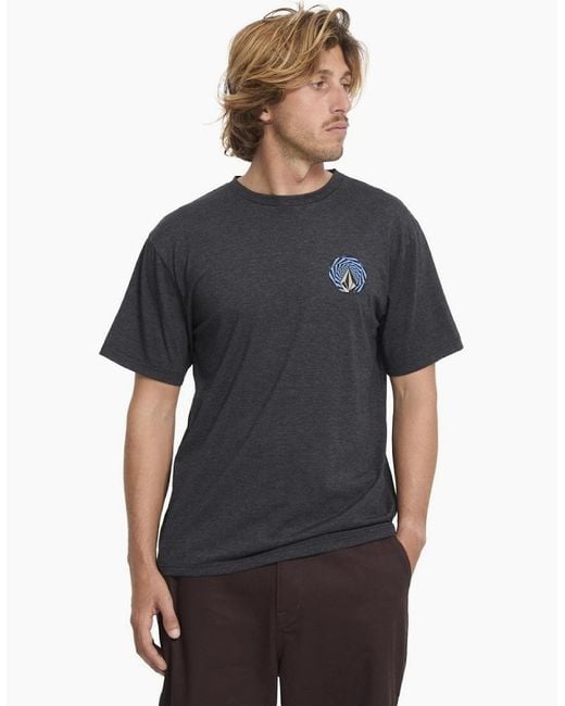 Volcom Black Ringstone Short Sleeve T-Shirt for men