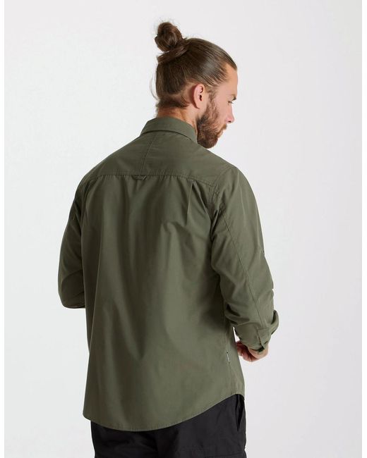 Craghoppers Green Expert Kiwi Long-Sleeved Shirt for men