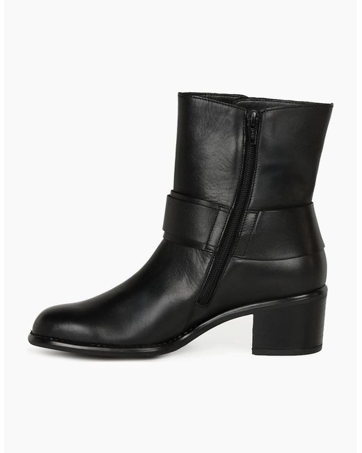 Gabor Black Easel Ankle Boots