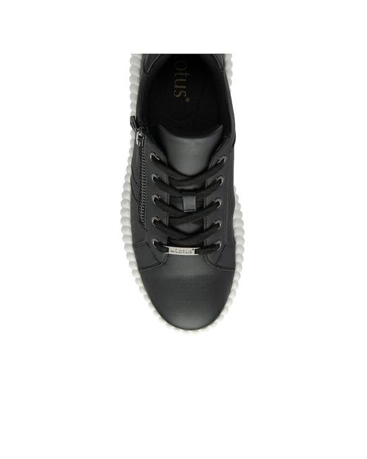 Lotus Black Kora Trainers
