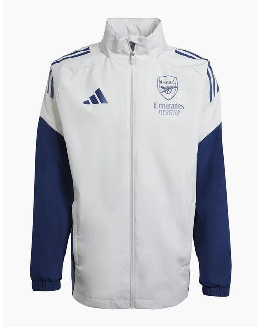 Adidas Blue Afc Aw Jkt for men