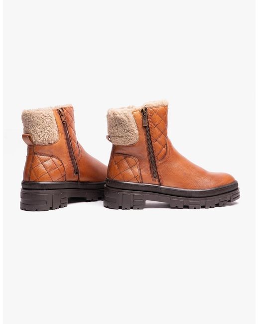 Lotus White Lavigne Ankle Boots Tan