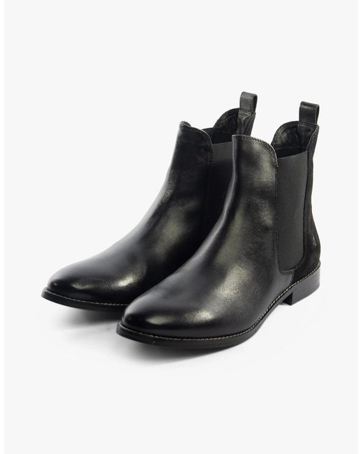 Hush Puppies Black Colette Boots