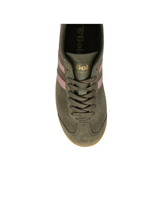 Gola Green Bullet Suede Trainers