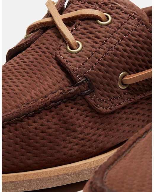Timberland Brown Classic Boat Shoe for men