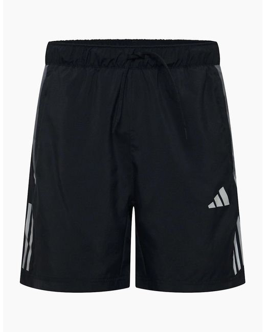 Adidas Black Tech 3-Stripes Shorts for men