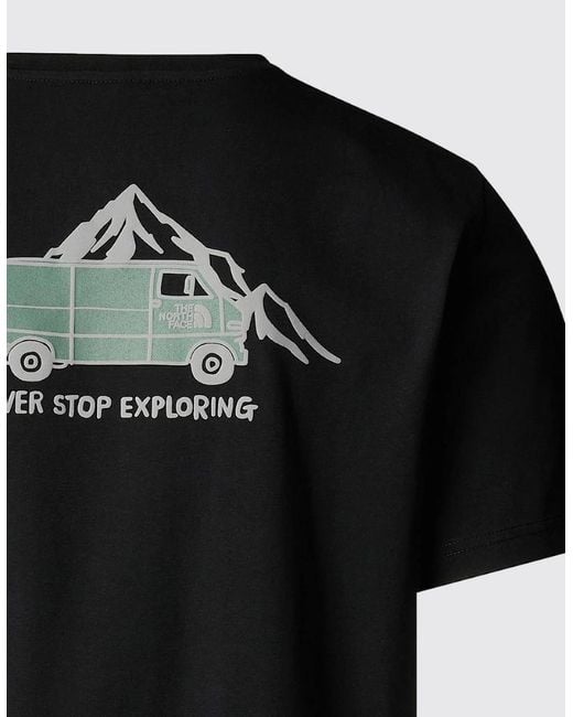 The North Face Black Outdoor Graphic T-Shirt for men