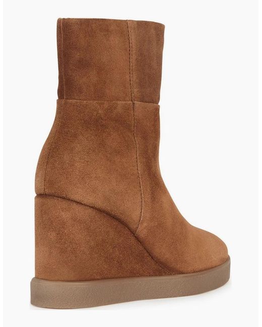 Geox Brown D Eildea Wedge B Ankle Boots