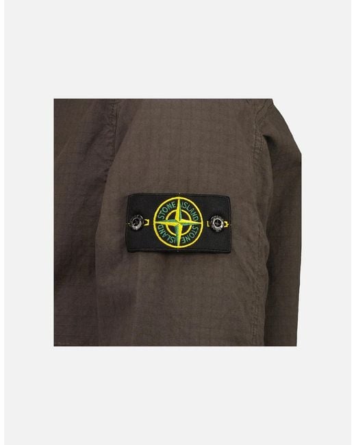 Stone Island Brown Mil-Spec Stretch Ripstop-Tc Jacket for men