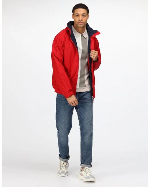 Regatta Red Dover Waterproof Windproof Jacket for men