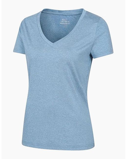 Mountain Warehouse Blue Ladies Vitality V Neck T-Shirt
