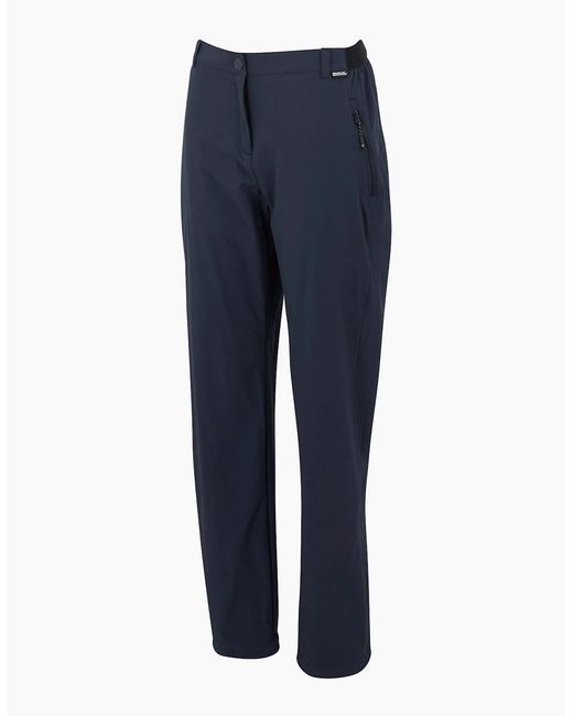 Regatta Blue Ladies Travel Light Ii Packaway Hiking Trousers