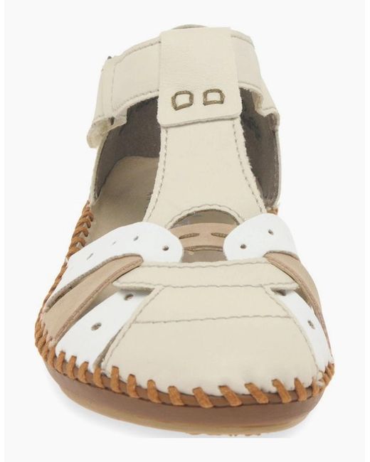 Rieker White Maria Sandals