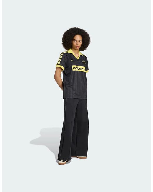 Adidas Black Originals Football-Inspired Jersey