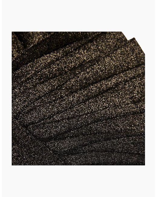 Ted Baker Black Madison Metallic Angel Sleeve Knit Dress