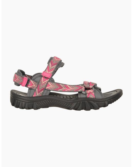 Mountain Warehouse Pink Ladies Cyprus Chevron Sandals