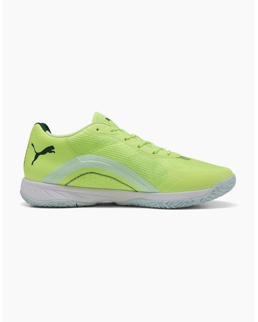 PUMA Green Accelerate Turbo 4 Handball Trainers for men