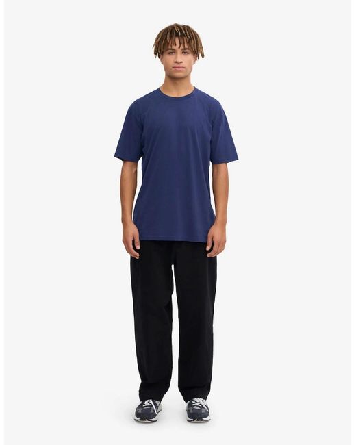 COLORFUL STANDARD Blue Classic Organic T-Shirt for men