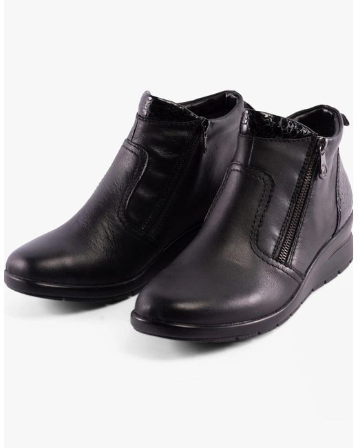 Rieker Black L4861-00 Boots