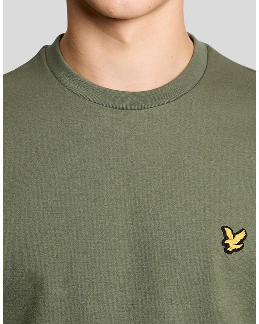 Lyle & Scott Green Sports Lightweight Sweatshirt for men