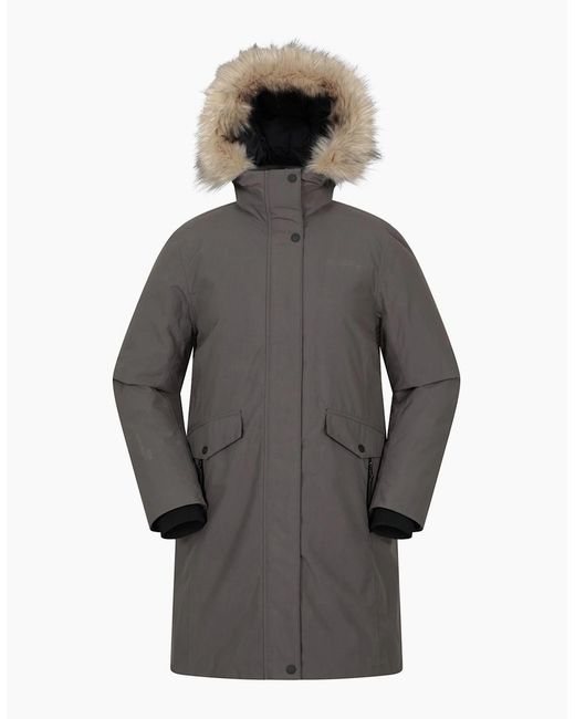Mountain Warehouse Gray Ladies Marlow Extreme Down Waterproof Parka