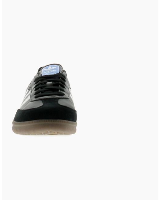 Adidas Originals Black Trainers Samba Og Leather Lace Up Uk Size for men
