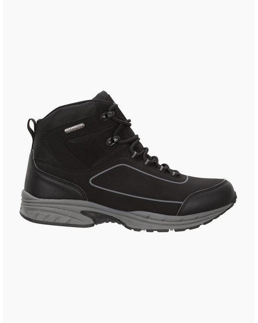 Mountain Warehouse Black Ramble Softshell Walking Boots for men