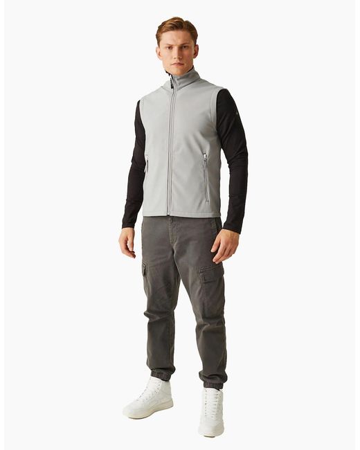Regatta Gray Professional Softshell 2 Layer Body Warmer for men