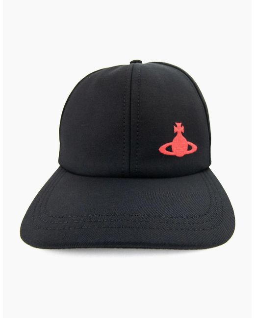 Vivienne Westwood Blue Orb Logo Baseball Cap for men