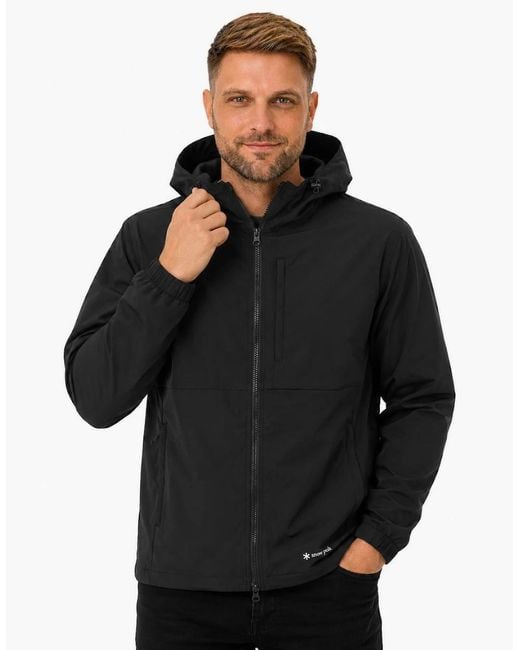 Snow Peak Black Snow Peak Utility Parka Jacket for men
