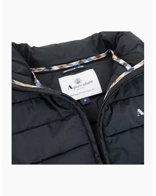 Aquascutum Blue Rlg Active Vest for men