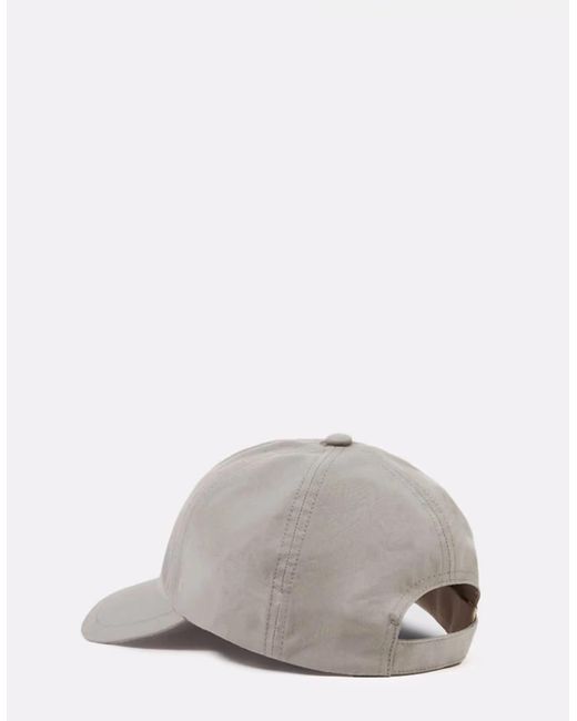 Stone Island Gray Ghost S00F1 Patch Logo Cap for men