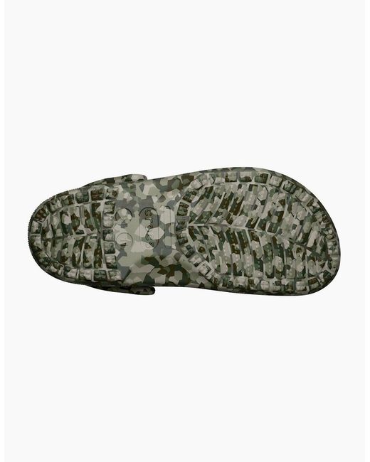 CROCSTM Green Classic Confetti Eva Army Clogs for men