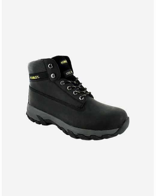 Stanley Black Safety Boots Hartford Leather Lace Up Uk Size for men