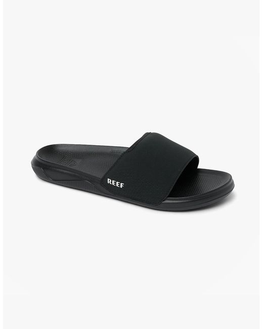 Reef Black Tailslide Sliders for men