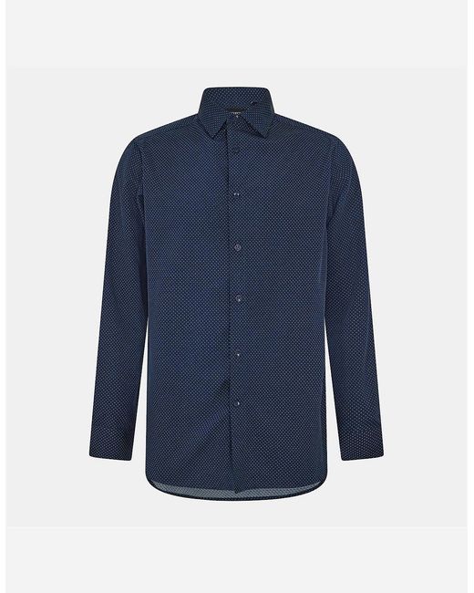 Scotch & Soda Blue Pattern Shirt for men