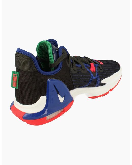 Nike Blue Lebron Witness Vi Basketball Trainers Cz4052 005 for men