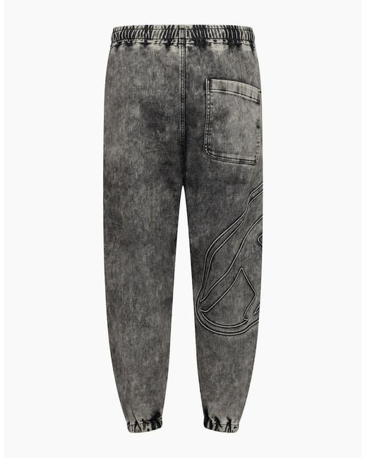 DIESEL Gray D Pint S Track Slim Fit Joggers for men