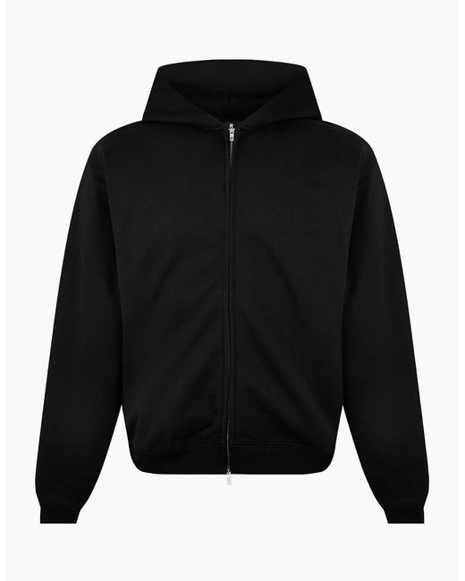 Represent Black Initial Hooded Jacket for men