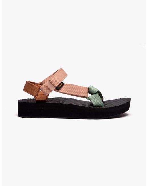 Teva Brown Midform Universal Sandals Clay