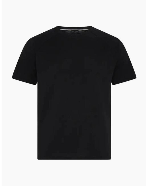 Ted Baker Black Waffle T-Shirt & Shorts Lounge Set for men
