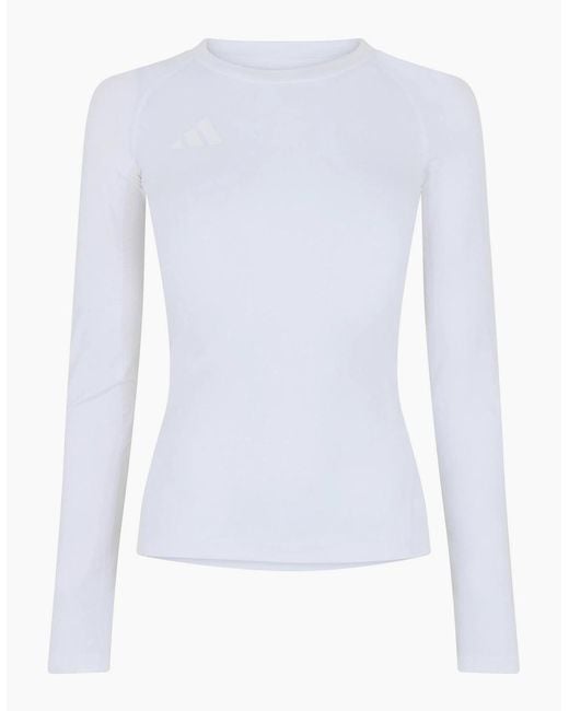 Adidas White Tf Ls Tee W Ld99