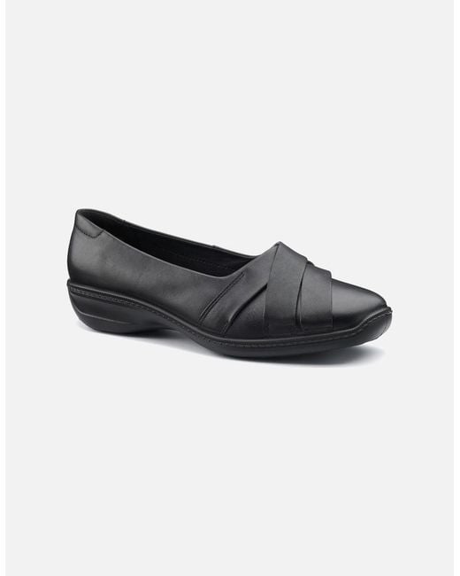 Hotter Black Evelyn Wide Fit Shoes