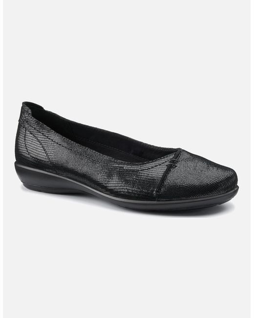 Hotter Black Robyn Ii Wide Fit Pumps