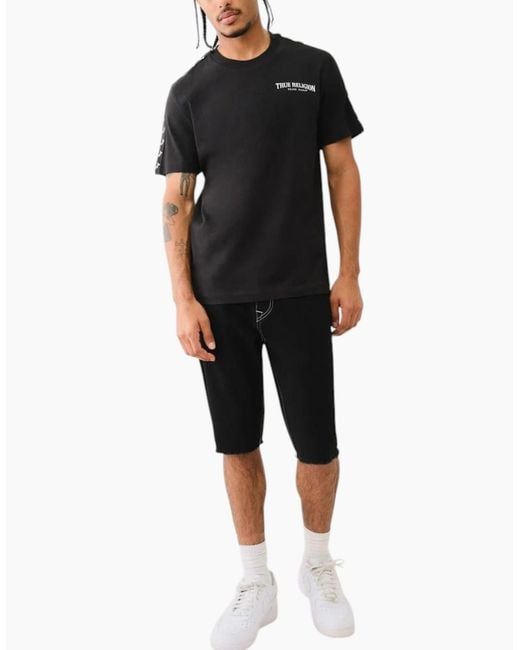 True Religion Black 10751354 T Shirts for men