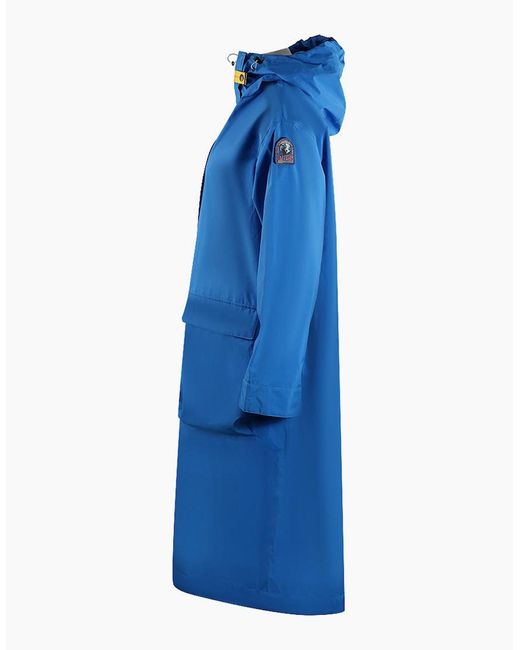 Parajumpers Blue Cara Crayon Long Jacket
